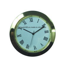 Mini Clock Silver Metal Insert Clock Desk Timer Clock Gift